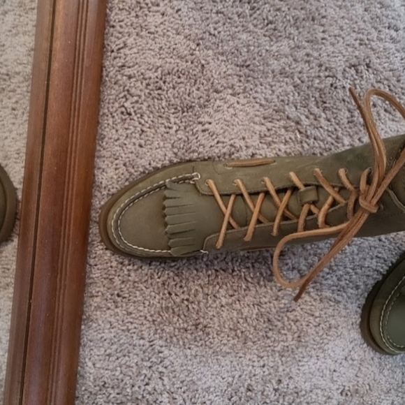 Sperry boots olive suede size 6m - Picture 7 of 13